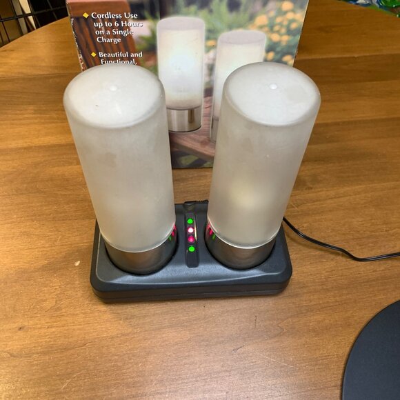 Vector Rechargeable Candle Lights, 2 Piece Set - Picture 6 of 7